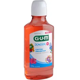 GUM 3022 Junior Rinse 6+ Στοματικό Διάλυμα με Γεύση Φράουλα 300ml