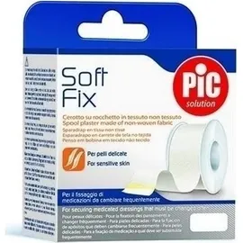 Pic Solution Soft Fix Ρολό Λευκοπλάστη από μη Υφασμένο Ύφασμα 1,25cm x 5m 1τμχ