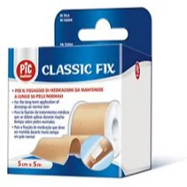 Pic Solution Classic Fix Ρολό Λευκοπλάστη από Ύφασμα 5cm Χ 5m 1τμχ