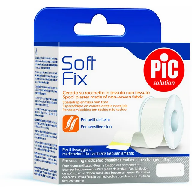 Pic Solution Soft Fix Ρολό Λευκοπλάστη από μη Υφασμένο Ύφασμα 2,5cm x 5m  1τμχ - Fedra