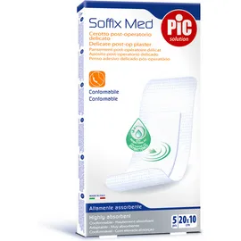 Pic Solution Soffix Med Αυτοκόλλητες Γάζες 20cm X 10cm 5τμχ