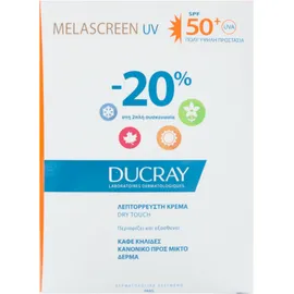 Ducray Melascreen UV Light Cream Normal To Combination Skin SPF50+ 2x40ml -20%