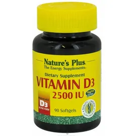 Nature`s Plus Vitamin D3 2500 IU 90 softgels