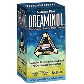 Nature's Plus Dreaminol Tri-phase Melatonin Complex 30tabs