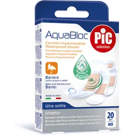 Pic Solution Aqua Bloc Αδιάβροχα Τσιρότα 20τμχ