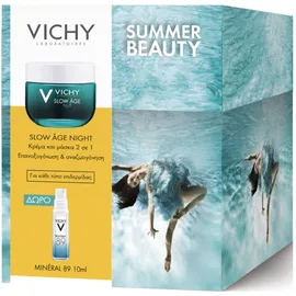 Vichy Promo Summer Beauty Slow Age Night Κρέμα & Μάσκα 50ml + ΔΩΡΟ Mineral 89 10ml