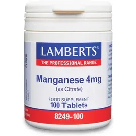 Lamberts Manganese 4mg 100tabs