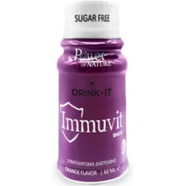 Power Health Drink It Immuvit Shot Συμπλήρωμα Διατροφής με γεύση Πορτοκάλι 60ml