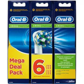 Oral-B Ανταλλακτικές Κεφαλές Cross Action Mega Deal Pack 6τμχ