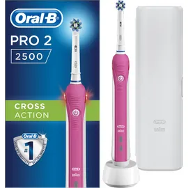 Oral-B Pro2 2500 Pink Ηλεκτρική Οδοντόβουρτσα 1τμχ