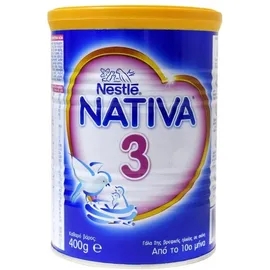 Nestle Nativa 3 Γάλα 2ης Βρεφικής Ηλικίας σε Σκόνη από τον 10ο Μήνα 400gr