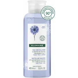 Klorane Eau Bleuet Micellaire Demaquillant 3 in 1 Make up Remover 400ml