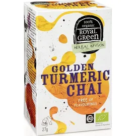 Am Health Royal Green Herbal Infusion Golden Turmeric Chai 16 φακελάκια
