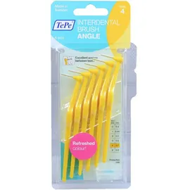 TePe International Brush Angle No.4 Κίτρινο 0.7mm 6τμχ