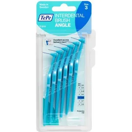 TePe International Brush Angle No.3 Μπλέ 0.6mm 6τμχ