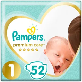 Pampers Premium Care No1 (2-5kg) 52pcs