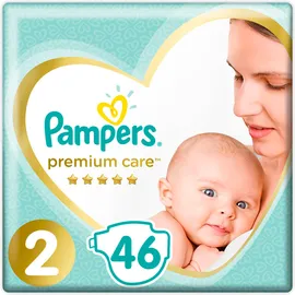 Pampers Premium Care Νo 2 (4-8kg) Value Pack 46τμχ