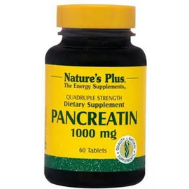 Nature's Plus PANCREATIN 1000 mg 60 tabs