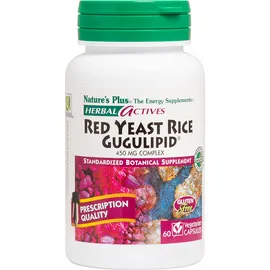 Natures Plus Red Yeast Rice Gugulipid 450mg 60Vcaps