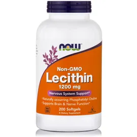 Now Foods Lecithin 1200mg (NON-GMO) 200softgels