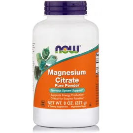 Now Foods Magnesium Citrate Pure Powder Vegetarian 8oz 226,7gr