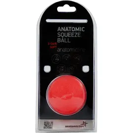 Anatomicline Μπαλάκι Εξάσκησης Χειρός Κόκκινο Anatomic Squeeze Ball 6104/R Soft