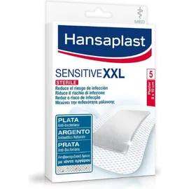 Hansaplast Sensitive XXL Αδιάβροχα Επιθέματα 8x10cm 5τμχ