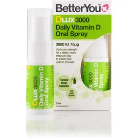 BetterYou DLux 3000 Vitamin D Daily Oral Spray 15ml