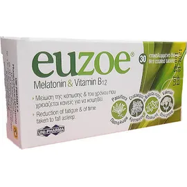 UniPharma Euzoe Melatonin & Vitamin B12 30tabs