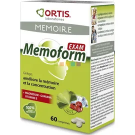 Ortis Exam Memoform Συμπλήρωμα Διατροφής για τη Μνήμη και τη Συγκέντρωση 60tabs