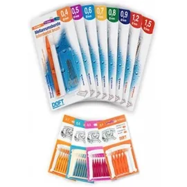 Doft Interdental Brush Μεσοδόντια Βουρτσάκια 0,6mm 12τμχ