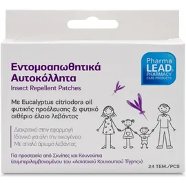 Pharmalead Εντομοαπωθητικά Αυτοκόλλητα για Σκνίπες και Κουνούπια 24 τεμ.