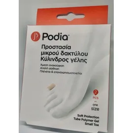 Podia Προστασία Μικρού Δακτύλου Κύλινδρος Γέλης One Size 2τμχ