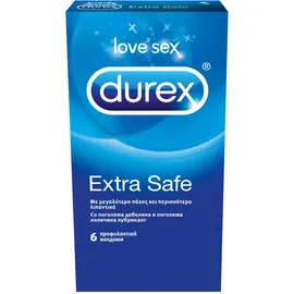 DUREX Extra Safe Προφυλακτικά 6τμχ