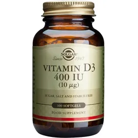 SOLGAR Vitamin D3 400IU - 100softgels