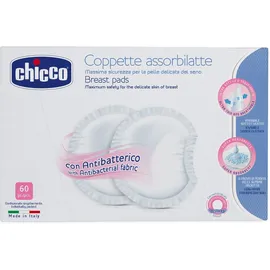 Chicco Επιθέματα Στήθους Αντιβακτηριακά 60τεμ.