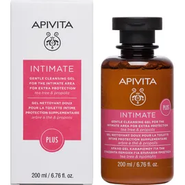 APIVITA Intimate Plus, Απαλό Gel Καθαρισμού Ευαίσθητης Περιοχής με επιπλέον Προστασία - 200ml