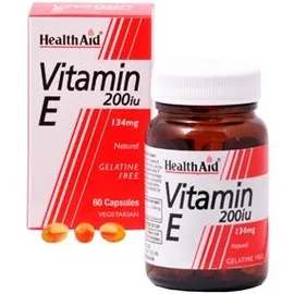 HEALTH AID Vitamin E 200IU - 60caps