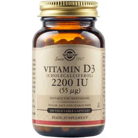 Solgar Vitamin D3 2200IU Cholecalciferol 100caps