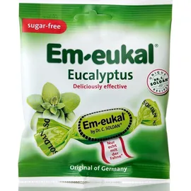 EM-EUKAL Καραμέλες Για Το Λαιμό Με Γεύση Ευκάλυπτου 50ml(12τμχ)