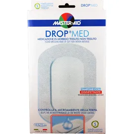 MASTER AID Drop Med Αντικολλητικές Αυτοκόλλητες Γάζες 10.5X15 5τμχ