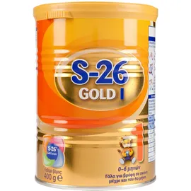 WYETH S-26 Gold 1 Γάλα Για Βρέφη Σε Σκόνη Μέχρι Και Τον 6ο Μήνα 400gr