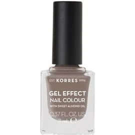 KORRES Gel Effect Nail Colour 95 Stone Grey Με Αμυγδαλέλαιο 11ml