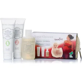 ANNE GEDDES Travel Kit BIO Κρέμα αλλαγής πάνας 50ml & Ενυδατική & Αναπλαστική κρέμα σώματος 50ml & Παιδικό Αφρόλουτρο 75ml