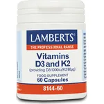 LAMBERTS Vitamin D3 & K2 60tabs