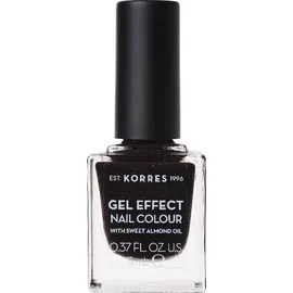 KORRES Gel Effect Nail Colour Βερνίκι Νυχιών No. 77 Sequins Plum 11ml