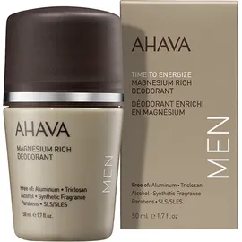 AHAVA Roll-On Mineral Deodorant for Men - 50ml