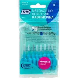 TEPE Μεσοδόντια Βουρτσάκια Νο3 Μπλε 0.6mm 8τμχ