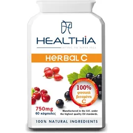 HEALTHIA Herbal C 750mg - 60 κάψουλες