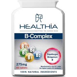 HEALTHIA B-Complex Vitamin  275mg - 60 κάψουλες